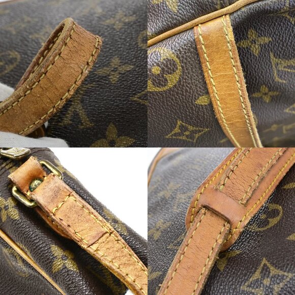 LOUIS VUITTON Trocadero 27 Shoulder Bag Monogram Leather Brown - Picture 10 of 16